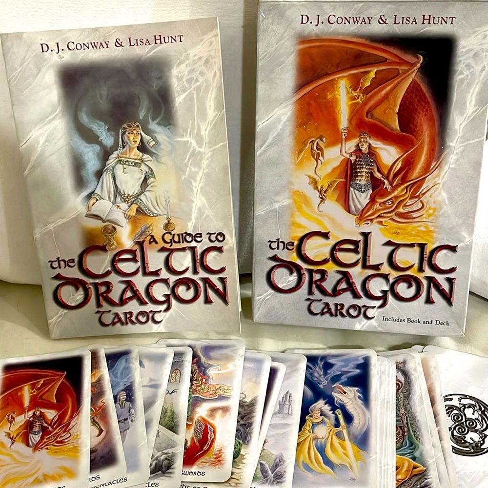 The Celtic Dragon Tarot Book and Deck set